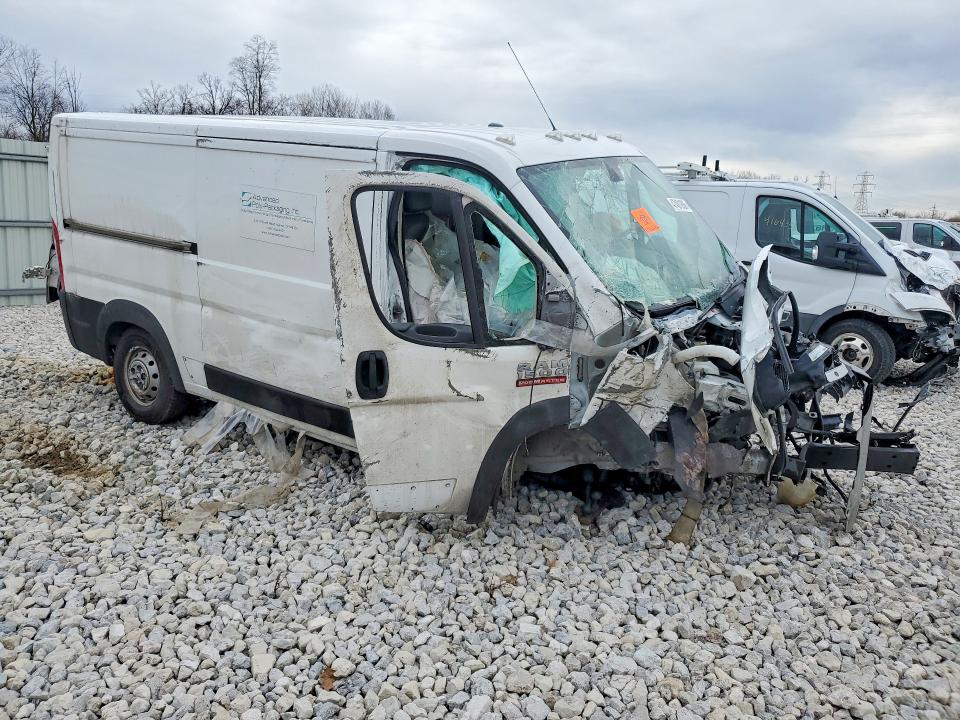 47401906 :رقم المزاد ، 3C6TRVAGXKE530523 vin ، 2019 Ram Promaster 1500 مزاد بيع