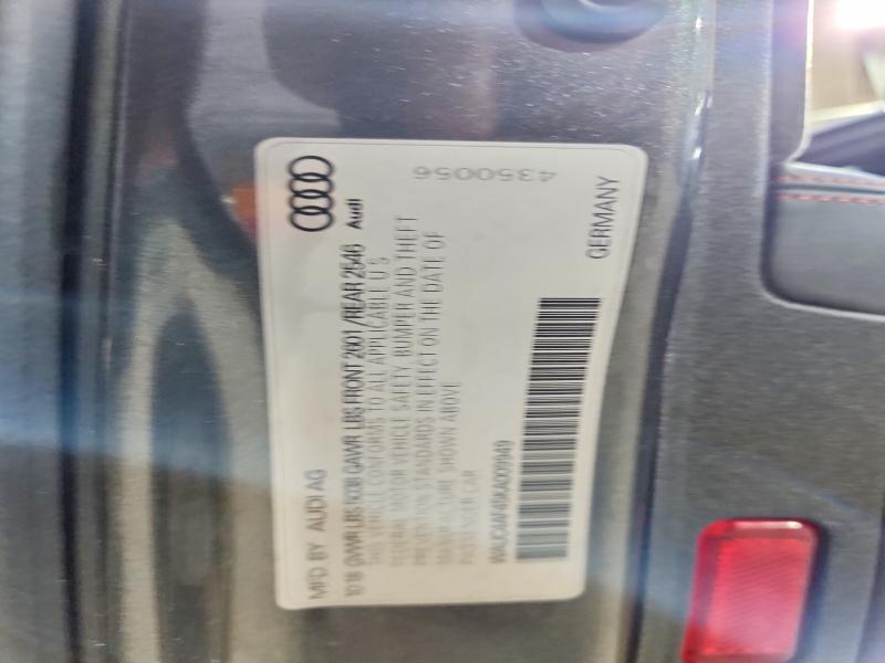 2019 Audi S4 მანქანა იყიდება აუქციონზე, vin: WAUC4AF45KA009949, აუქციონის ნომერი: 46139076