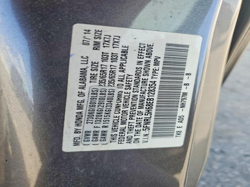 Aukcja sprzedaży 2014 Honda Odyssey, vin: 5FNRL5H68EB128354, numer aukcji: 47833526