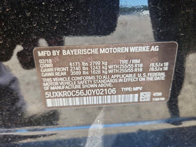 Продажа на аукционе авто 2018 Bmw X5, vin: 5UXKR0C56J0Y02106, номер лота: 47073776