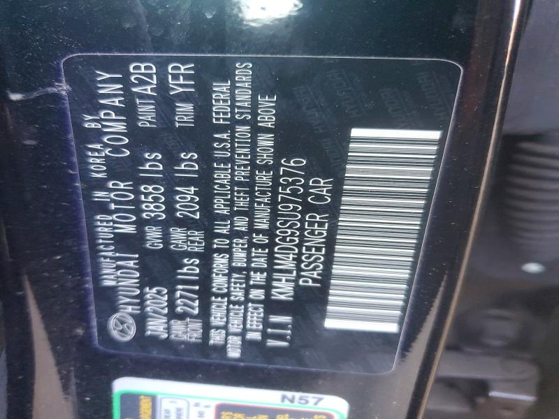 Auction sale of the 2025 Hyundai Elantra, vin: KMHLM4DG9SU975376, lot number: 41833246