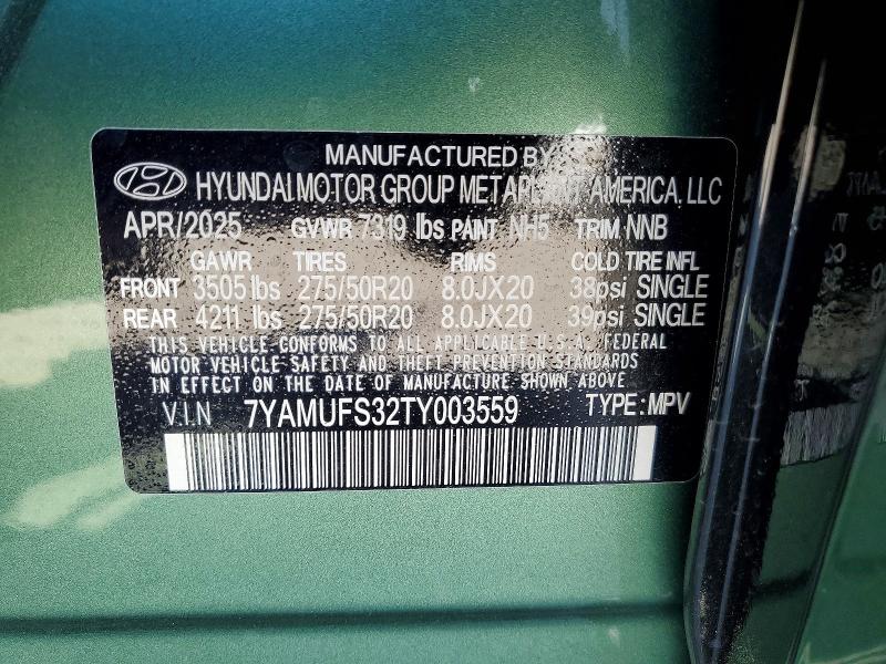 Продажа на аукционе авто 2026 Hyundai Ioniq 9, vin: 7YAMUFS32TY003559, номер лота: 47271816