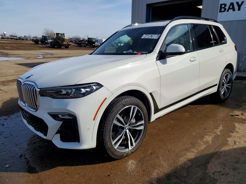 2020 Bmw X7 მანქანა იყიდება აუქციონზე, vin: 5UXCW2C04L9B00476, აუქციონის ნომერი: 53815666