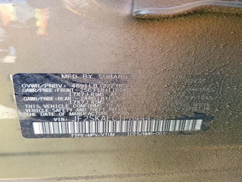 46442966 :رقم المزاد ، JF2SKAEC1PH444383 vin ، 2023 Subaru Forester مزاد بيع