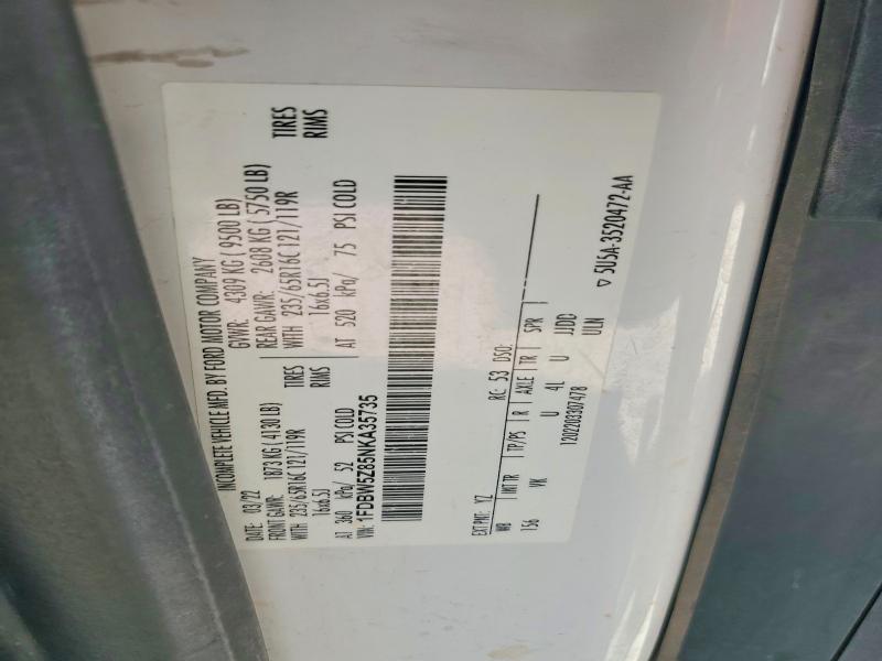 Продажа на аукционе авто 2022 Ford Transit, vin: 1FDBW5Z85NKA35735, номер лота: 46946416