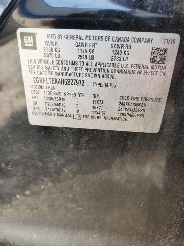 Продажа на аукционе авто 2017 Gmc Terrain, vin: 2GKFLTEK4H6227972, номер лота: 46885926