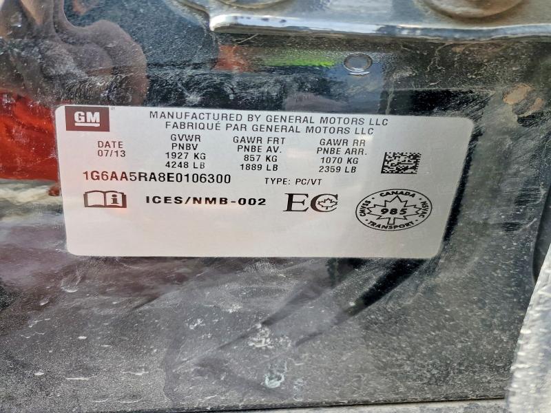 Продаж на аукціоні авто 2014 Cadillac Ats, vin: 1G6AA5RA8E0106300, номер лоту: 47355406