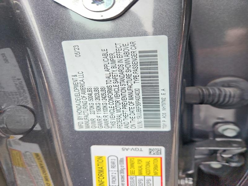 Aukcja sprzedaży 2023 Acura Tlx, vin: 19UUB6F56PA004030, numer aukcji: 41701696