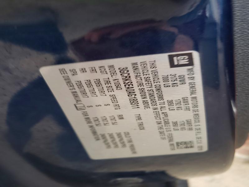 Продаж на аукціоні авто 2010 Chevrolet Silverado, vin: 3GCRKSEA0AG189311, номер лоту: 45619156