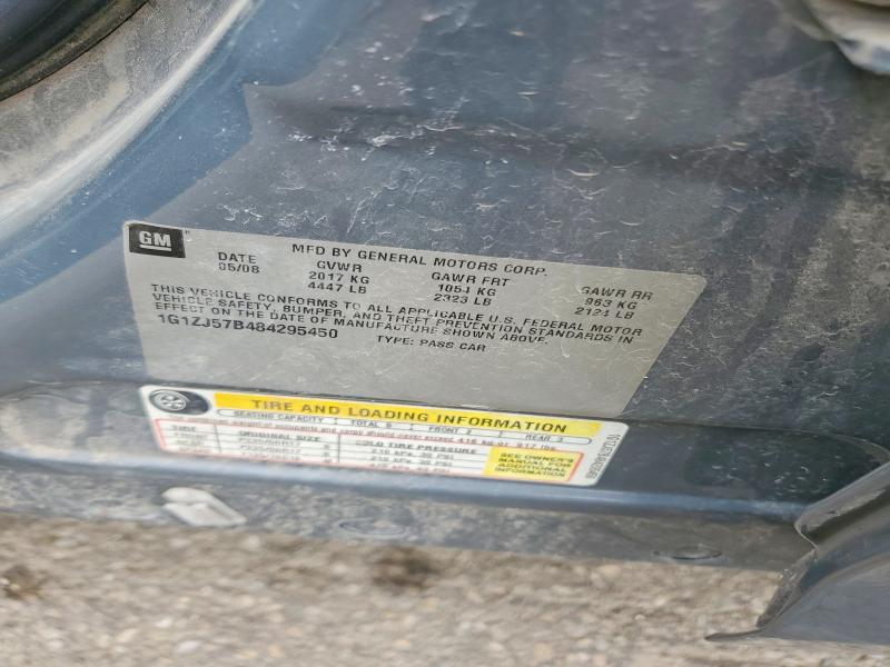 Продажа на аукционе авто 2008 Chevrolet Malibu, vin: 1G1ZJ57B484295450, номер лота: 47622786
