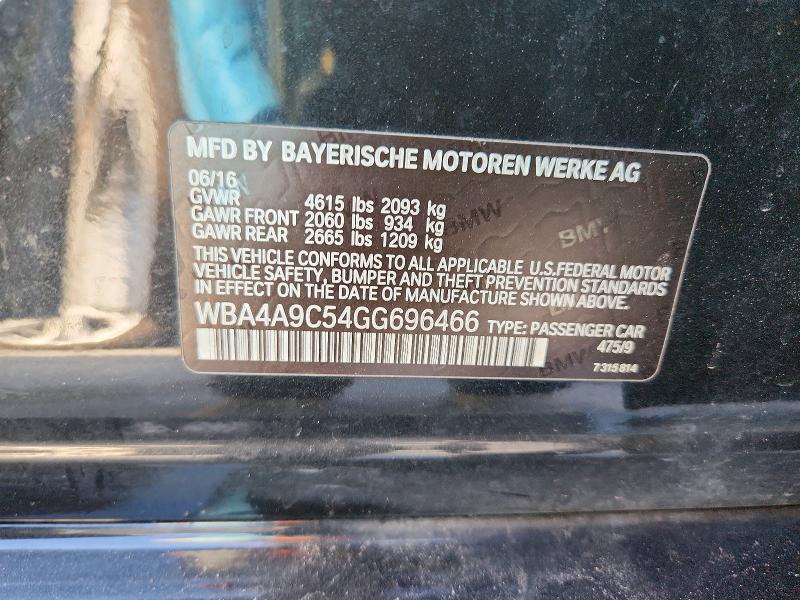 2016 Bmw 428 მანქანა იყიდება აუქციონზე, vin: WBA4A9C54GG696466, აუქციონის ნომერი: 79127865