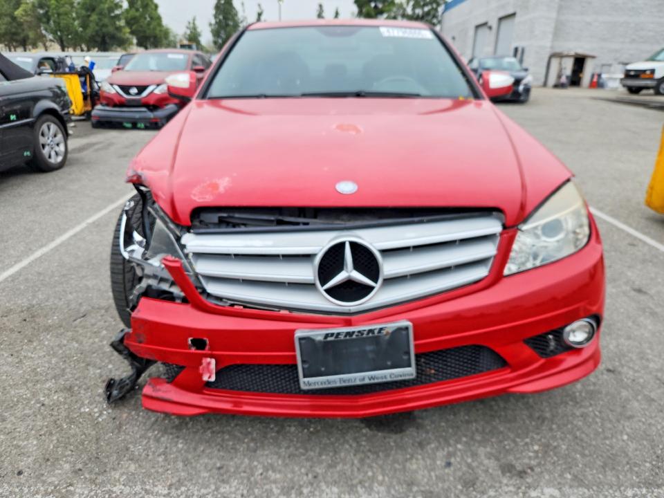 2009 Mercedes-benz C მანქანა იყიდება აუქციონზე, vin: WDDGF54X59R077558, აუქციონის ნომერი: 47796866