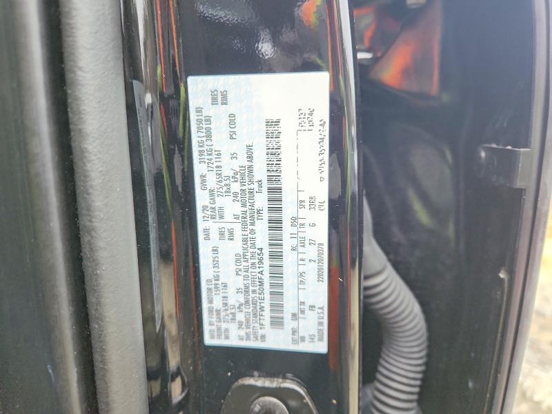 Aukcja sprzedaży 2021 Ford F150, vin: 1FTFW1E50MFA19654, numer aukcji: 46212826