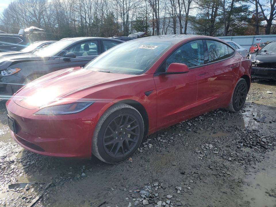 Продажа на аукционе авто 2025 Tesla Model 3, vin: 5YJ3E1EA4SF933216, номер лота: 79789825