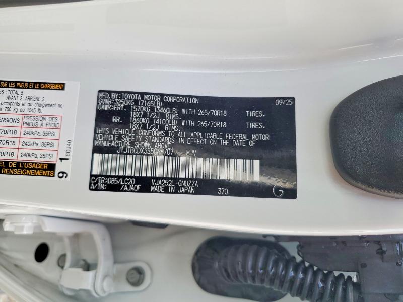 Продажа на аукционе авто 2025 Lexus Gx 550, vin: JTJTBCDX3S5066707, номер лота: 53842446