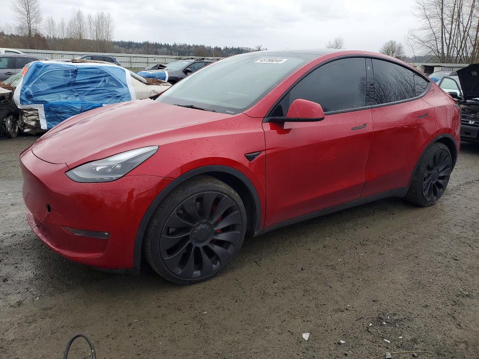 Aukcja sprzedaży 2021 Tesla Model Y, vin: 5YJYGDEF7MF173377, numer aukcji: 45786046