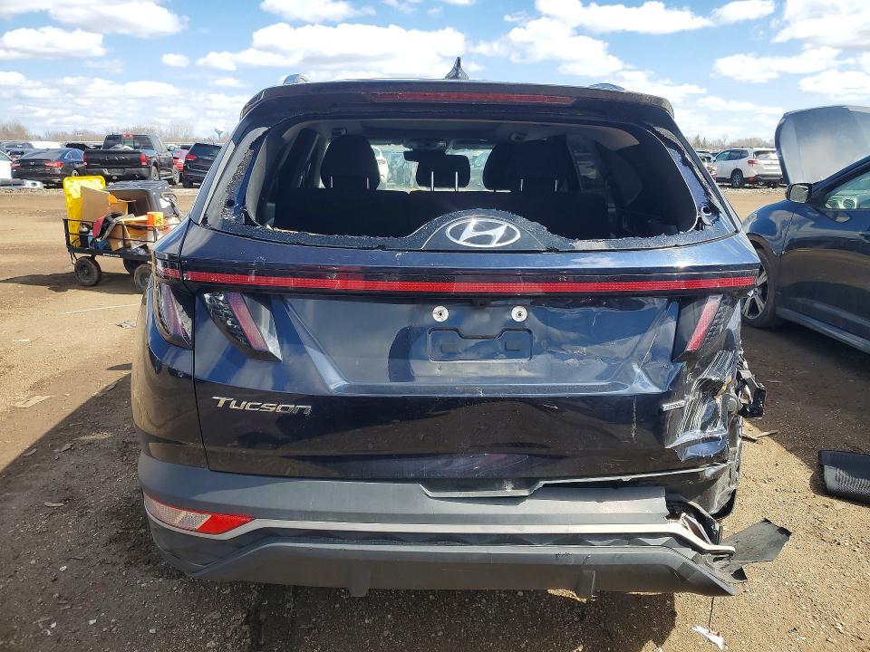 2022 Hyundai Tucson Hybrid მანქანა იყიდება აუქციონზე, vin: KM8JFCA15NU045135, აუქციონის ნომერი: 47770466