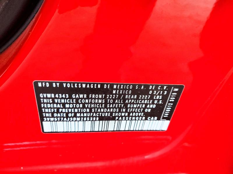 Aukcja sprzedaży 2013 Volkswagen Jetta, vin: 3VW5T7AJ3DM285399, numer aukcji: 47733376