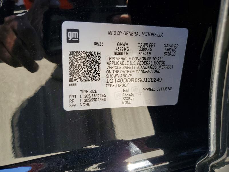 Продажа на аукционе авто 2025 Gmc Hummer Pickup, vin: 1GT40DDB0SU120249, номер лота: 79779555
