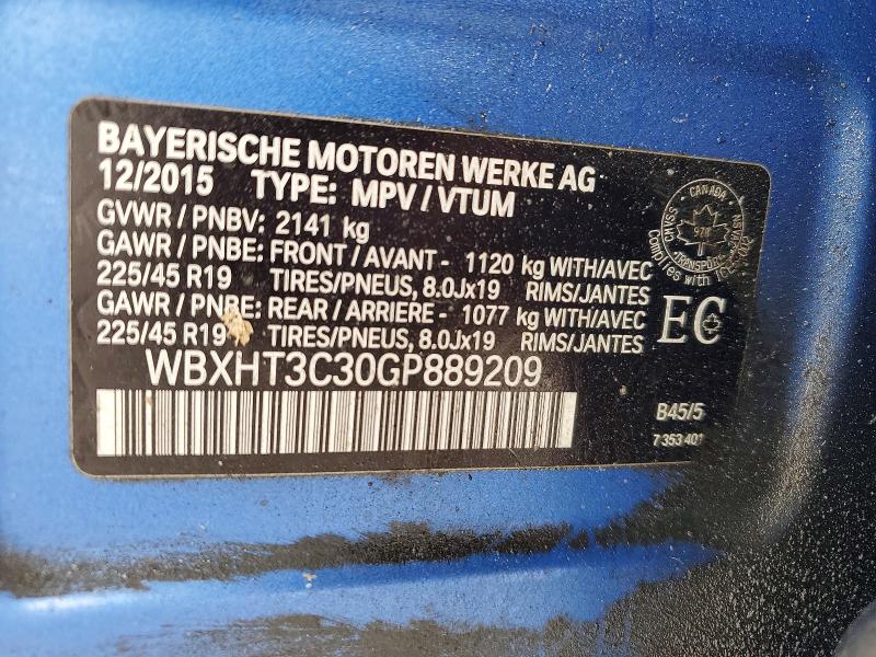 Aukcja sprzedaży 2016 Bmw X1, vin: WBXHT3C30GP889209, numer aukcji: 47367926