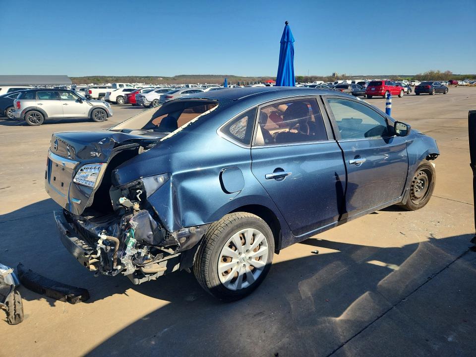 2014 Nissan Sentra მანქანა იყიდება აუქციონზე, vin: 1N4AB7AP2EN854684, აუქციონის ნომერი: 42080126