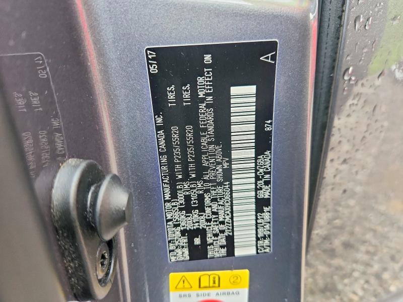 78959435 :رقم المزاد ، 2T2ZZMCAXHC066044 vin ، 2017 Lexus Rx 350 مزاد بيع