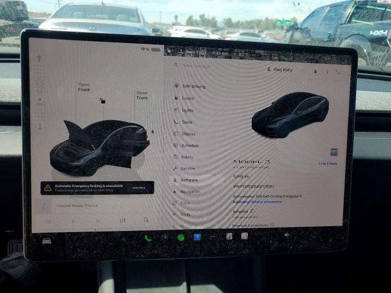 Aukcja sprzedaży 2025 Tesla Model 3, vin: 5YJ3E1EAXSF011193, numer aukcji: 46690376