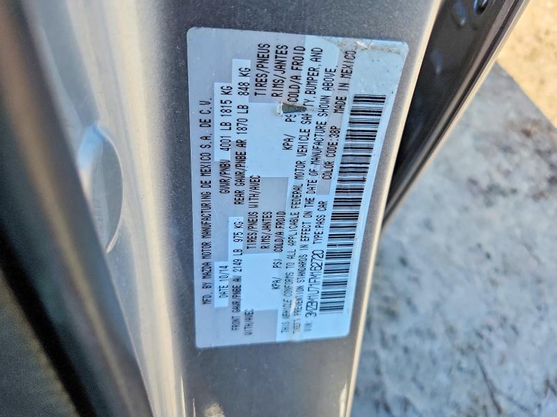 Aukcja sprzedaży 2015 Mazda 3, vin: 3MZBM1U71FM162720, numer aukcji: 78849305