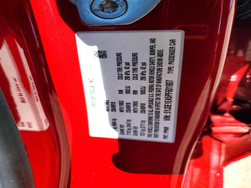 Продажа на аукционе авто 2023 Tesla Model 3, vin: 5YJ3E1EA5PF601907, номер лота: 41950506