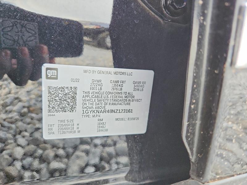 Aukcja sprzedaży 2022 Cadillac Xt5, vin: 1GYKNAR48NZ123161, numer aukcji: 47233036