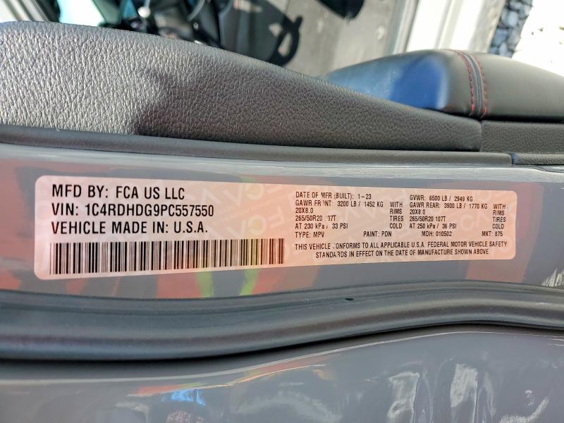 Aukcja sprzedaży 2023 Dodge Durango, vin: 1C4RDHDG9PC557550, numer aukcji: 46384886