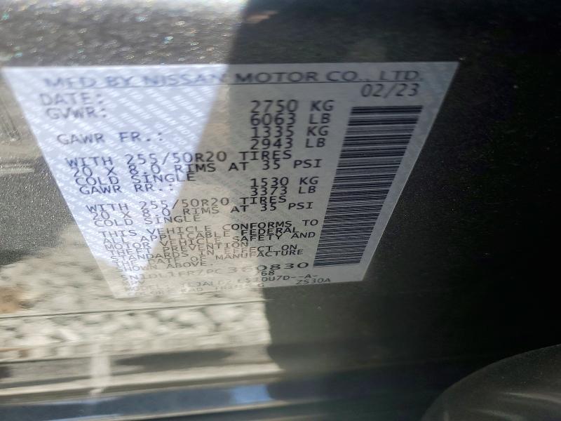 Aukcja sprzedaży 2023 Infiniti Qx60, vin: 5N1DL1FR7PC360830, numer aukcji: 47045386