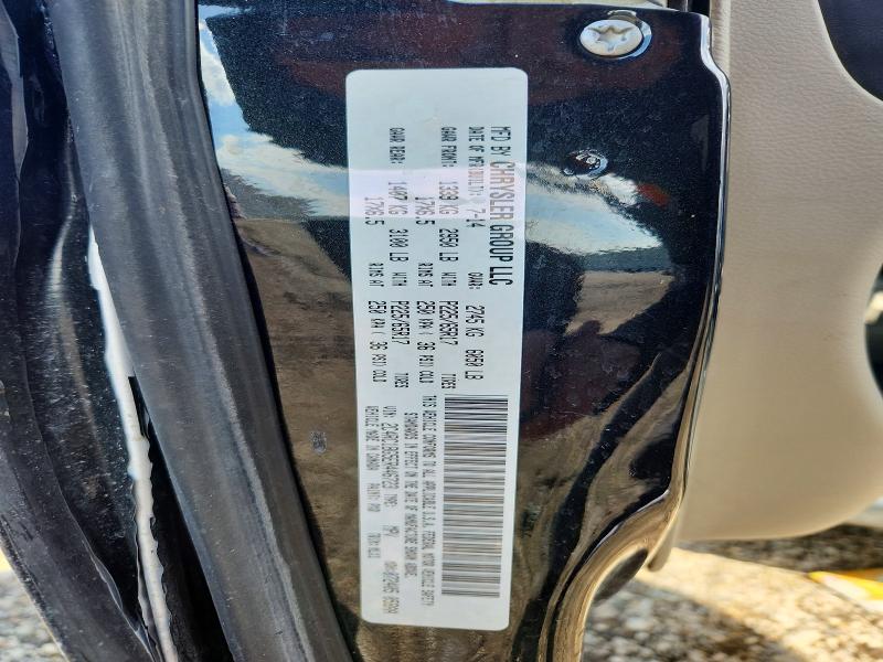 2014 Chrysler Town & Country მანქანა იყიდება აუქციონზე, vin: 2C4RC1BG5ER446723, აუქციონის ნომერი: 46492526