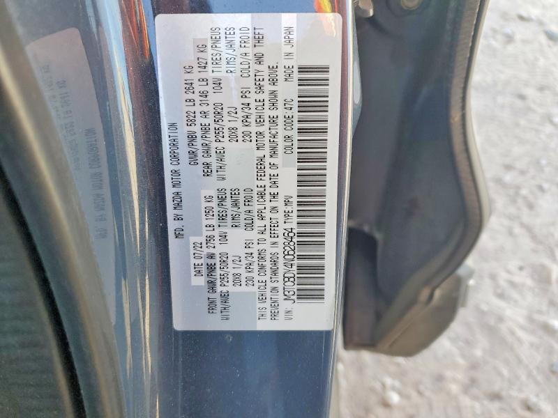 Продажа на аукционе авто 2022 Mazda Cx-9, vin: JM3TCBDY4N0628464, номер лота: 47366436