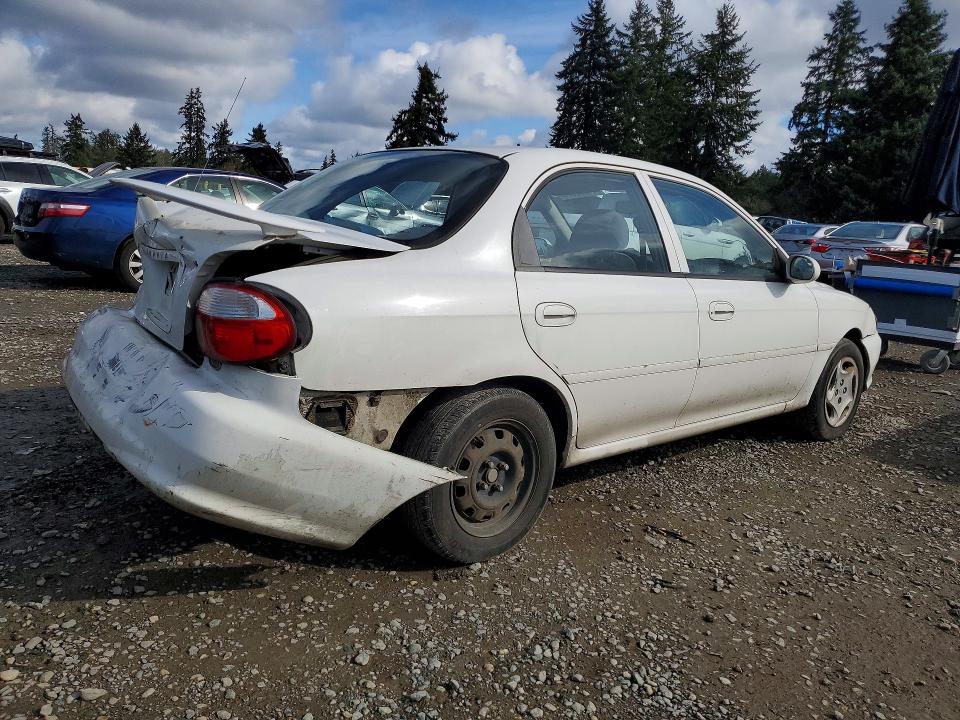 2001 Kia Sephia მანქანა იყიდება აუქციონზე, vin: KNAFB121515049972, აუქციონის ნომერი: 41972576