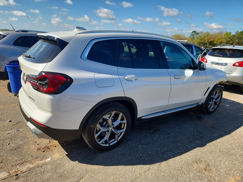 2022 Bmw X3 მანქანა იყიდება აუქციონზე, vin: WBX47DP05NN150743, აუქციონის ნომერი: 46947186