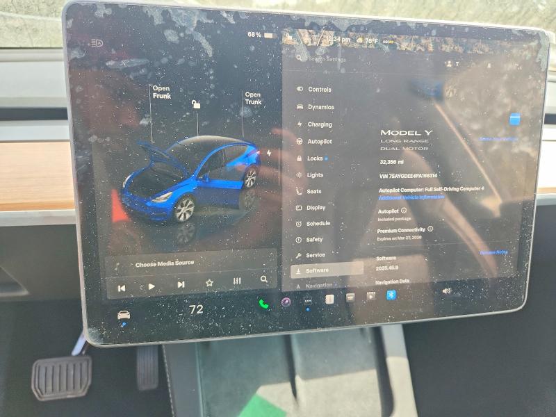 41748896 :رقم المزاد ، 7SAYGDEE4PA198314 vin ، 2023 Tesla Model Y مزاد بيع
