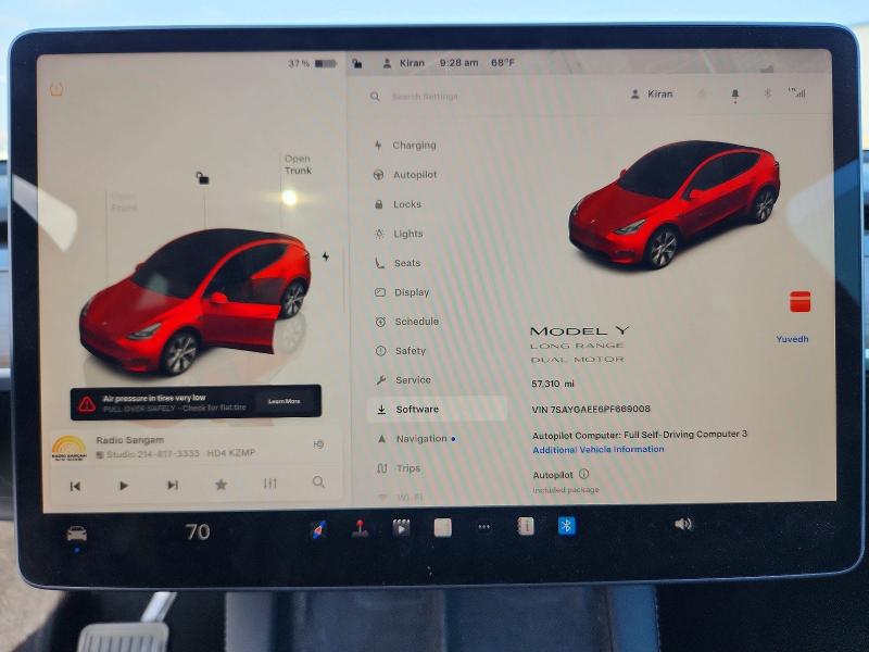 Aukcja sprzedaży 2023 Tesla Model Y, vin: 7SAYGAEE6PF669008, numer aukcji: 48073856