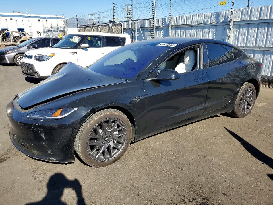 2025 Tesla Model 3 მანქანა იყიდება აუქციონზე, vin: 5YJ3E1EA9SF981987, აუქციონის ნომერი: 46330546