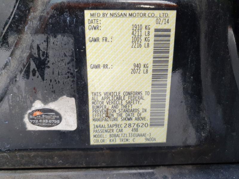 Продаж на аукціоні авто 2014 Nissan Altima, vin: 1N4AL3AP9EC287620, номер лоту: 79726145