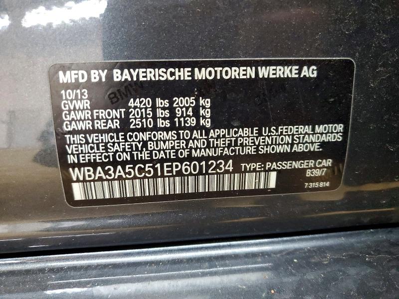 Продажа на аукционе авто 2014 Bmw 328, vin: WBA3A5C51EP601234, номер лота: 46683086