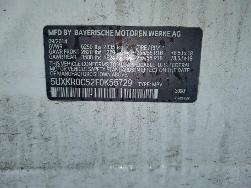 Продажа на аукционе авто 2015 Bmw X5, vin: 5UXKR0C52F0K55729, номер лота: 46521736