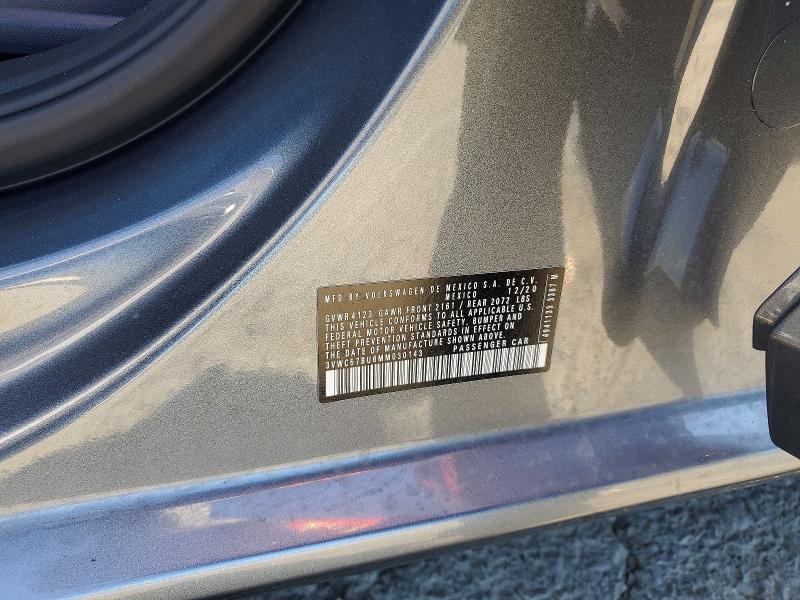45991586 :رقم المزاد ، 3VWC57BU6MM030143 vin ، 2021 Volkswagen Jetta مزاد بيع