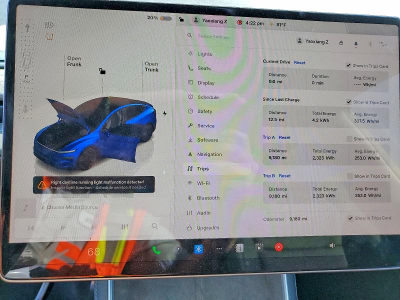 45954606 :رقم المزاد ، 7SAYGDEEXTF416639 vin ، 2026 Tesla Model Y مزاد بيع