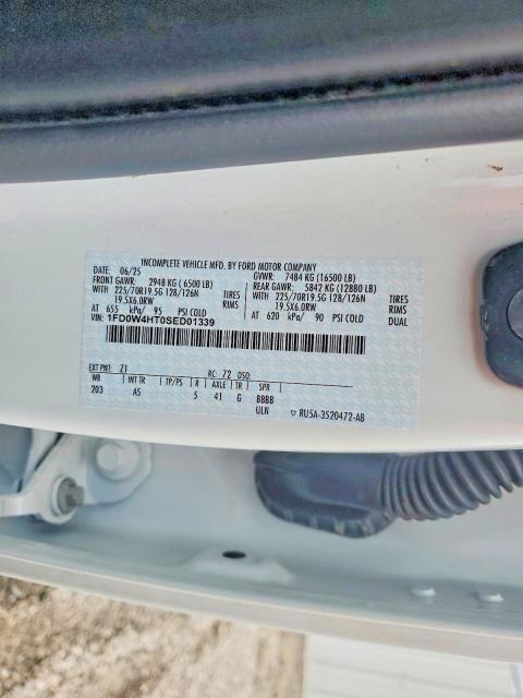 2025 Ford F450 მანქანა იყიდება აუქციონზე, vin: 1FD0W4HT0SED01339, აუქციონის ნომერი: 79389105