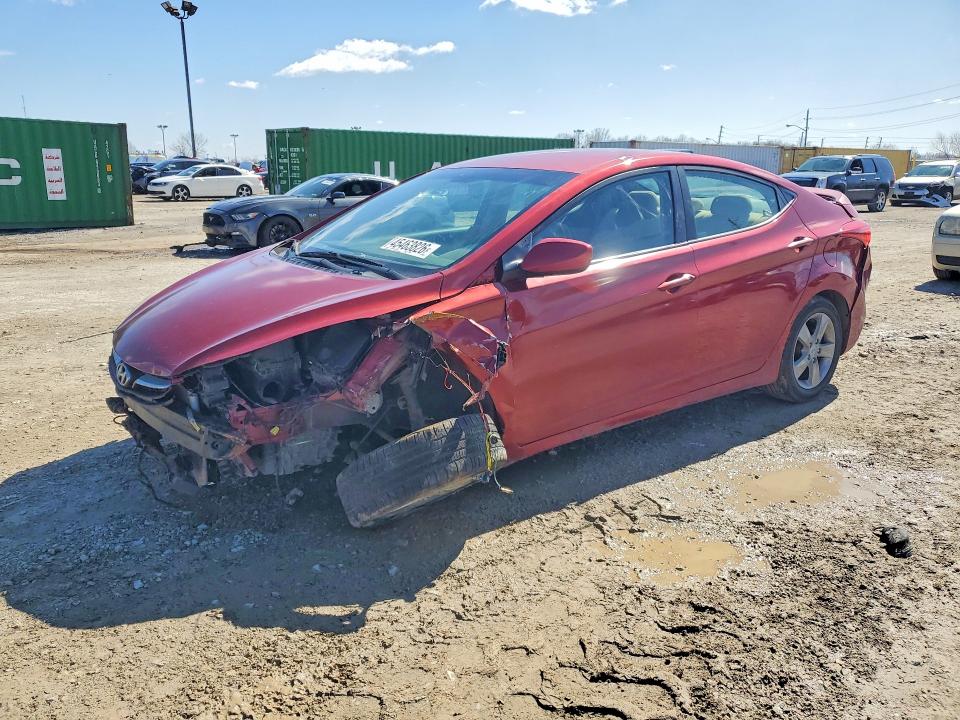 45463826 :رقم المزاد ، KMHDH4AE2DU712905 vin ، 2013 Hyundai Elantra مزاد بيع