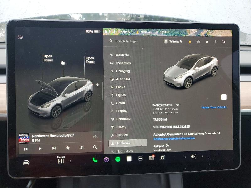 Aukcja sprzedaży 2025 Tesla Model Y, vin: 7SAYGDEE5SF282315, numer aukcji: 79664675