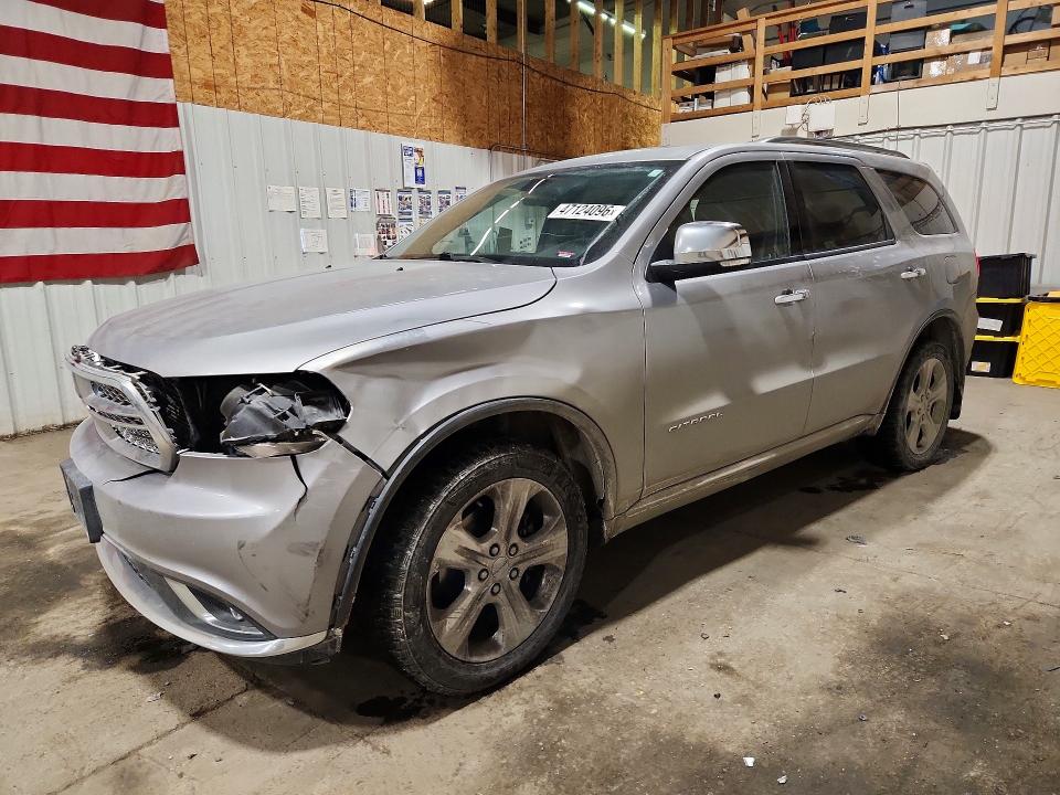 2014 Dodge Durango მანქანა იყიდება აუქციონზე, vin: 1C4SDJET5EC524689, აუქციონის ნომერი: 47124096