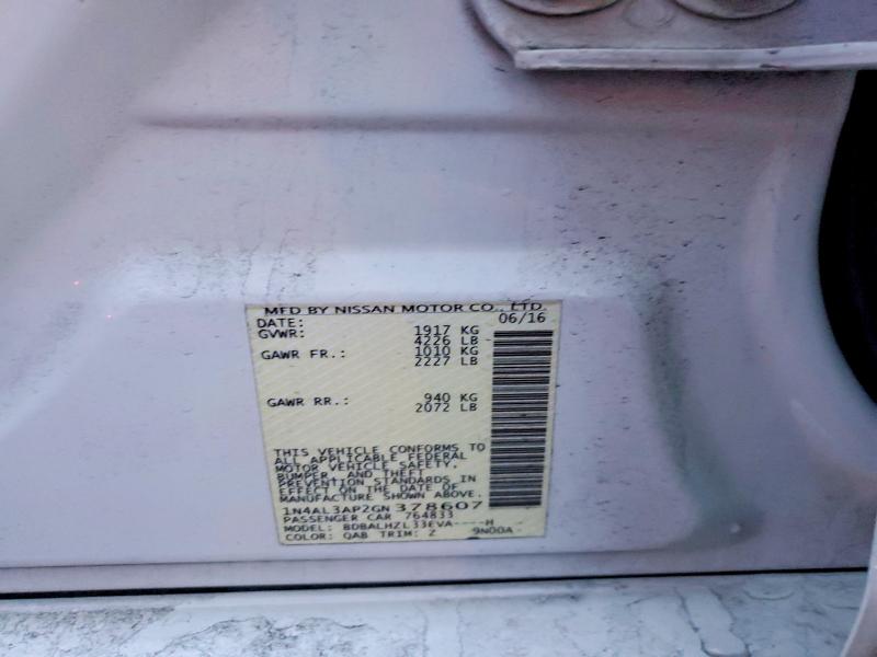 Aukcja sprzedaży 2016 Nissan Altima, vin: 1N4AL3AP2GN378607, numer aukcji: 45605016