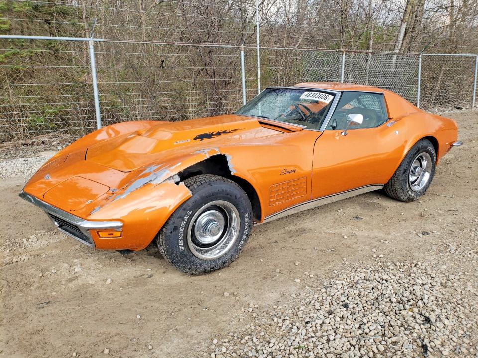 Aukcja sprzedaży 1971 Chev Corvette, vin: 194371S117256, numer aukcji: 48303606